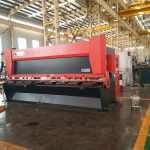 12x3200mm פלדה צלחת מכונת הגיליוטינה
