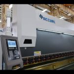 4 ציר CNC מכונת הבלם לחץ 175 טון x 4000mm CNC ממונע crowning