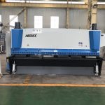 הידראולי הגיליוטינה מכונת גז 3200mm x 8mm עם תמיכה חומר פניאומטי