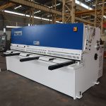 דיוק חיתוך גבוהה QC12Y 4 × 2500 גיליון מתכת מכונת גז מכונת פלדה הידראולי מכונת גזירה